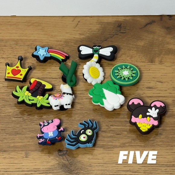 Crocs Jibbitz Bundle Charms Set, 12 Piece, Choose 1 Mixed Themes - Picture 6 of 7